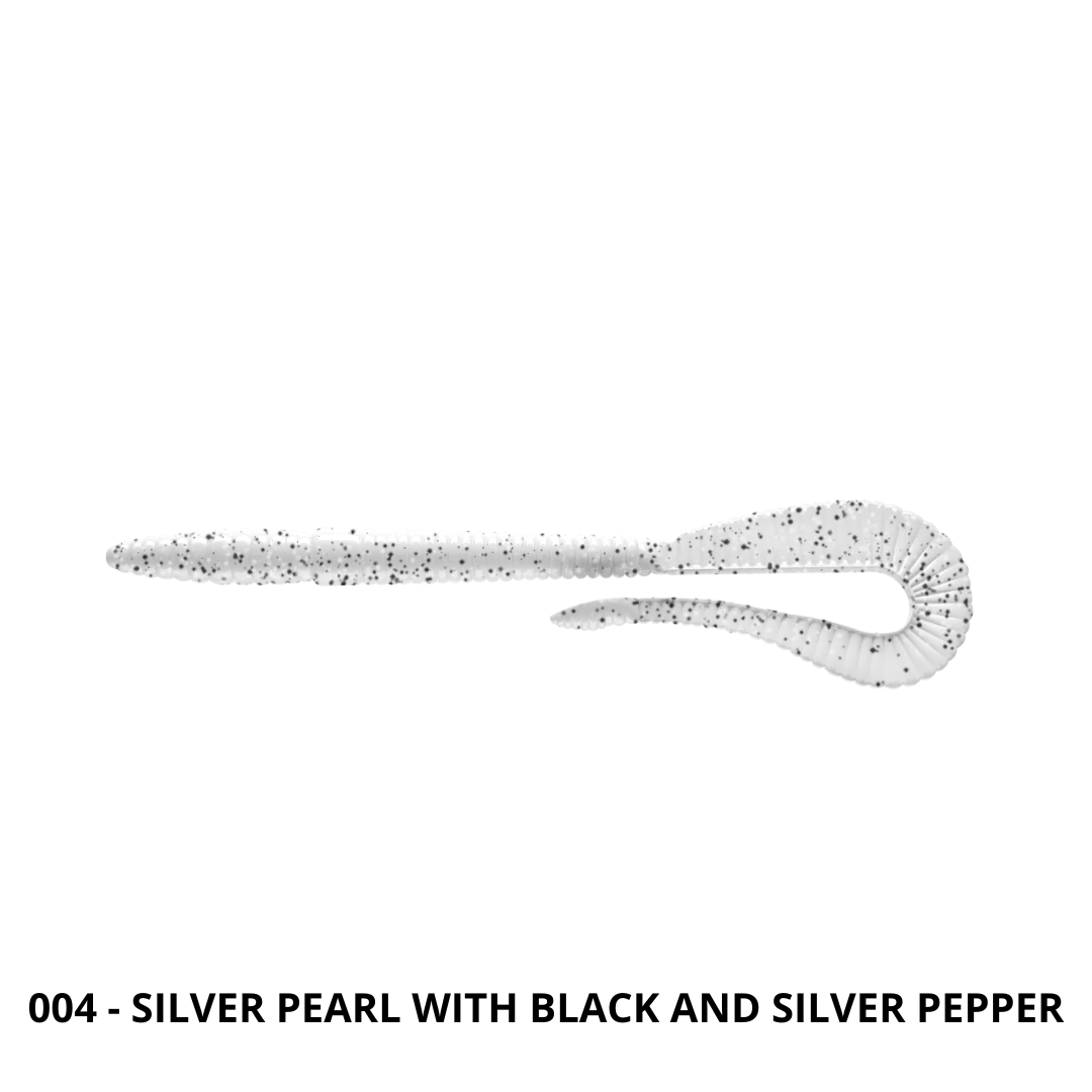 Libra Lures - Bass Crazy Twist Tail Worm (8-pack)