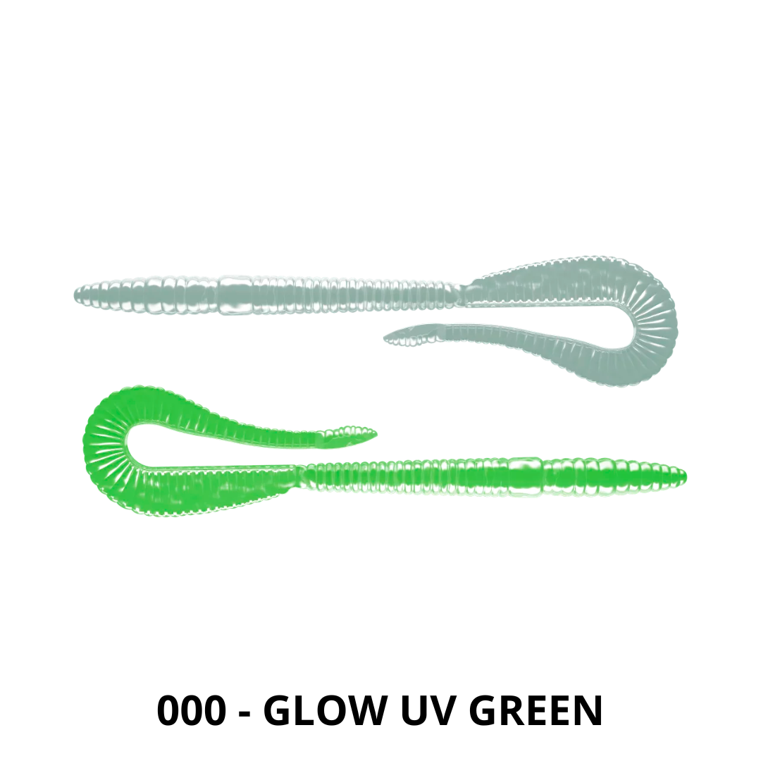 Libra Lures - Bass Crazy Twist Tail Worm (8-pack)